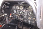 North American T-28 Rear Cockpit Control Panel